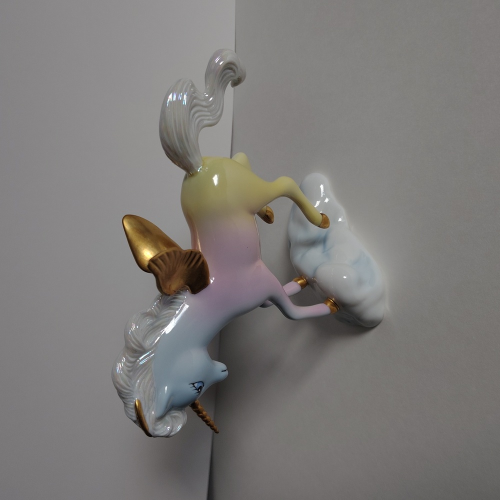 Franklin Mint Wings Of Love Unicorn - Picture 3 of 6